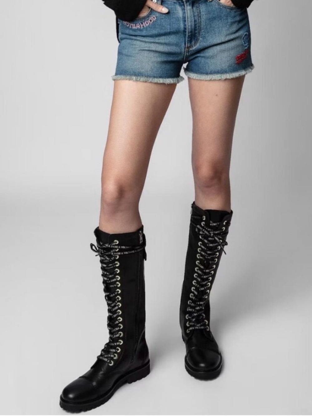Zadig & Voltaire Joe Tall Boots Brand New in Box Size 37 Euro 6 US Retail  $700